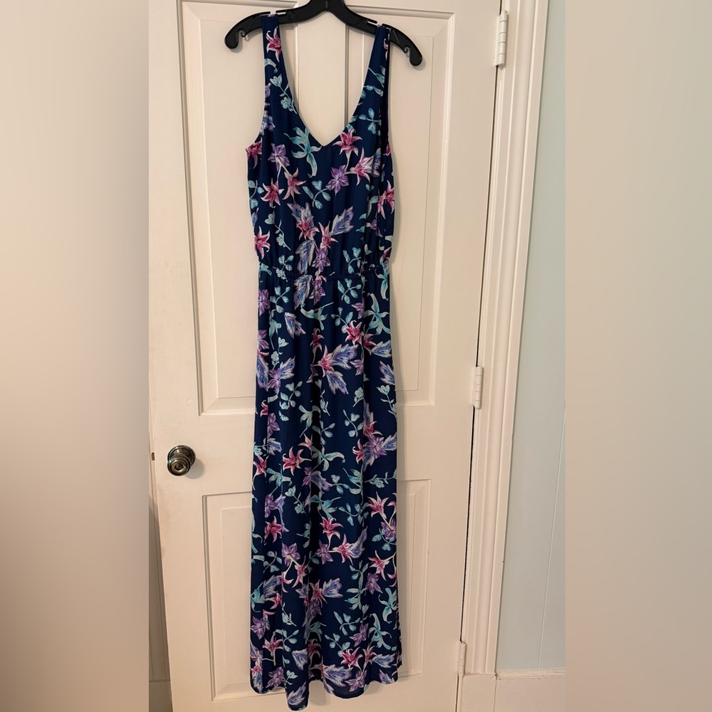 Show Me Your MuMu Blue and Pink Floral maxi dress
